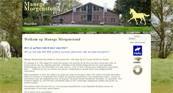 Desktop Screenshot of manegemorgenstond.nl